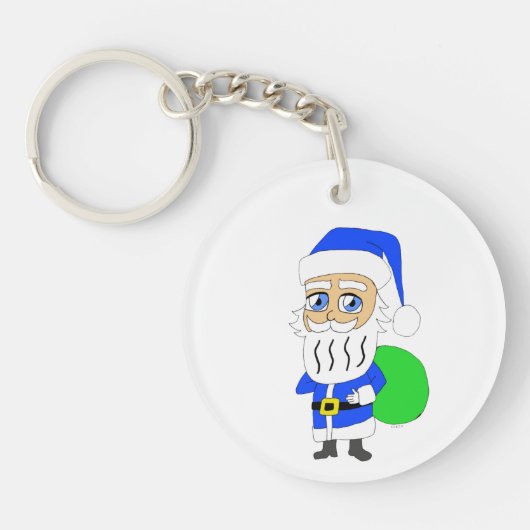 chibi Kerstman Sleutelhanger (Voorkant)