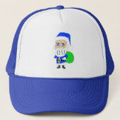 chibi Kerstman Trucker Pet (Voorkant)