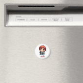 Chibi Knight Aangepaste Kinderen Koelkastmagneet Magneet (Insitu (Vaatwasser))