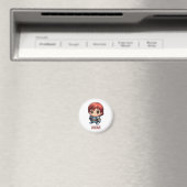 Chibi Knight Custom Kids Fridge Magnet (Insitu (Vaatwasser))