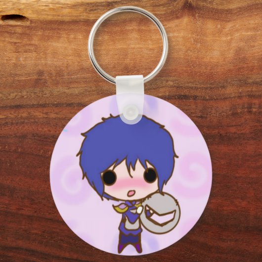Chibi Knight zonder masker Sleutelhanger (Voorkant)