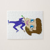 chibi konijnenstaart legpuzzel (Horizontaal)