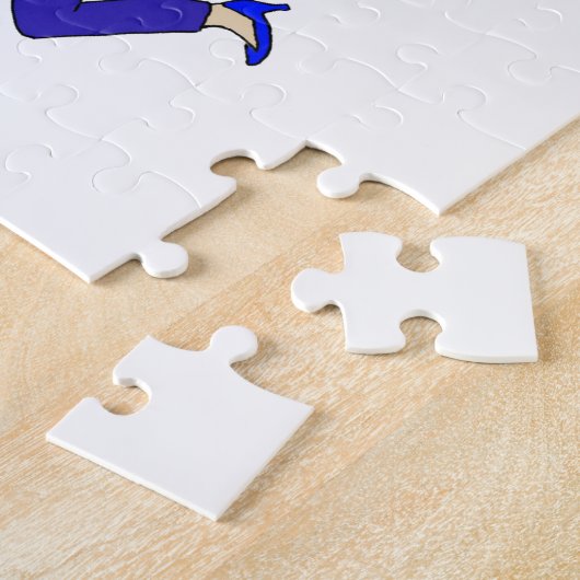 chibi konijnenstaart legpuzzel (Zijkant)