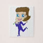chibi konijnenstaart legpuzzel (Verticaal)