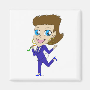 chibi konijnenstaart  magneet