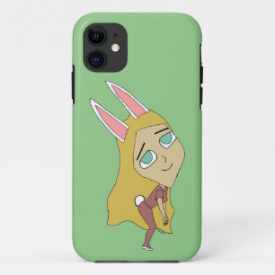 chibi konijntje meisje Case-Mate iPhone case