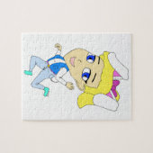 chibi konijntje meisje legpuzzel (Horizontaal)