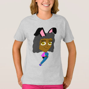 chibi konijntje meisje   t-shirt