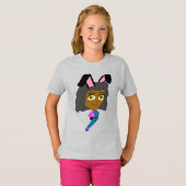 chibi konijntje meisje   t-shirt (Voorkant volledig)