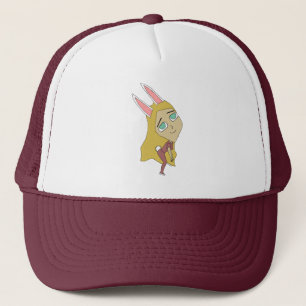 chibi konijntje meisje  trucker pet