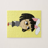 chibi konijntjesmeisje legpuzzel (Horizontaal)