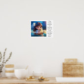 Chibi-kunst inspirerend poster (Keuken)