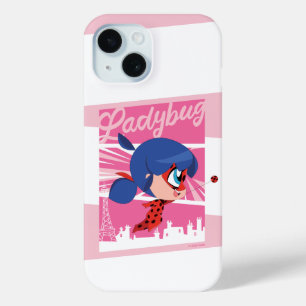 Chibi Ladybug in Parijs iPhone 15 Case