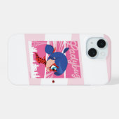 Chibi Ladybug in Parijs iPhone 15 Case (Achterkant horizontaal)