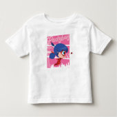 Chibi Ladybug in Parijs Kinder Shirts (Voorkant)
