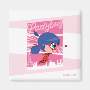 Chibi Ladybug in Parijs Magneet