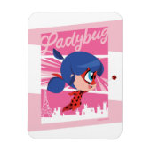 Chibi Ladybug in Parijs Magneet (Verticaal)