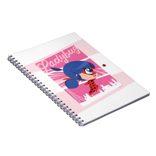 Chibi Ladybug in Parijs Notitieboek (Rechterzijde)