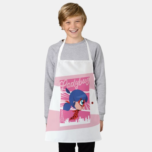 Chibi Ladybug in Parijs Schort (Gedragen)