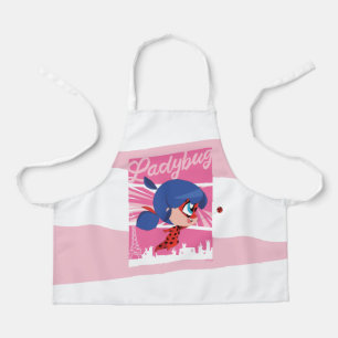 Chibi Ladybug in Parijs Schort