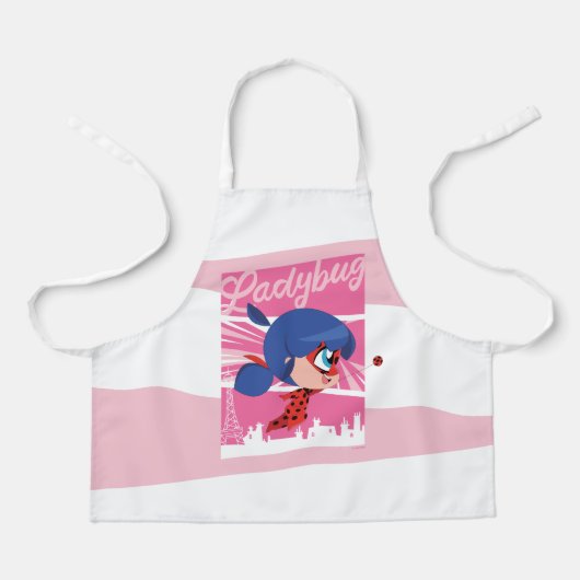 Chibi Ladybug in Parijs Schort (Voorkant)