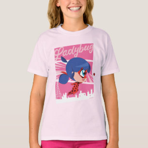 Chibi Ladybug in Parijs T-shirt