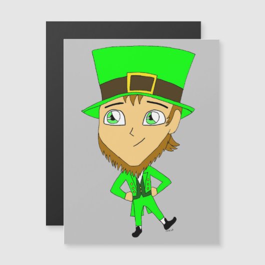 chibi leprechaun (Voorkant / Achterkant)