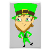 chibi leprechaun foto afdruk (Voorkant)