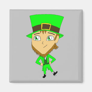 chibi leprechaun magneet