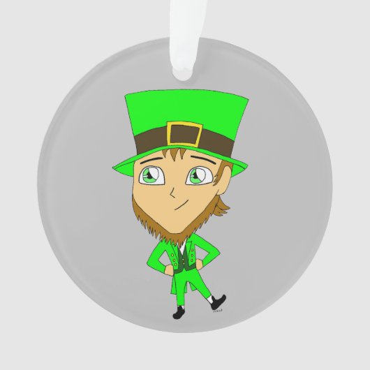 chibi leprechaun ornament (voorkant)