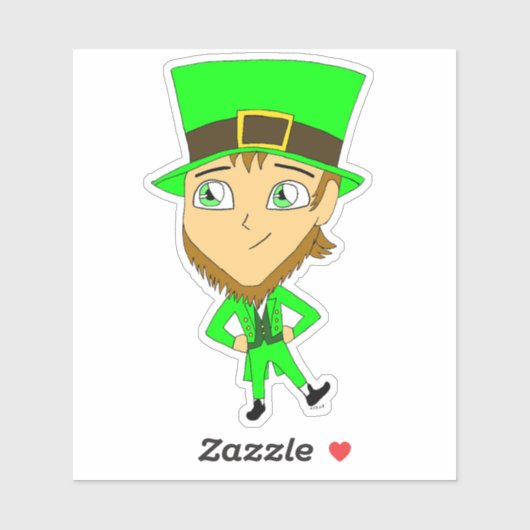 chibi leprechaun sticker (Vel)