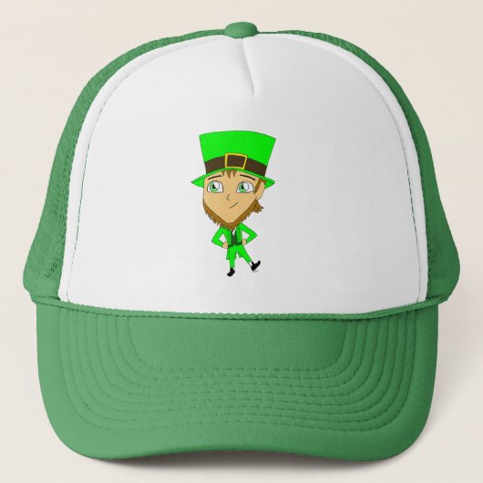chibi leprechaun trucker pet (Voorkant)