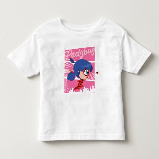 Chibi Lieve Lieveheks in Parijs Kinder Shirts (Voorkant)