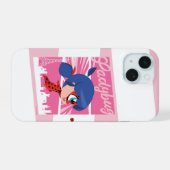Chibi Lieveheersbeestje in Parijs iPhone 15 Case (Achterkant horizontaal)