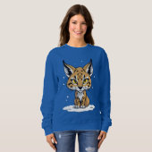 Chibi-Luchs im Schnee Trui (Voorkant volledig)