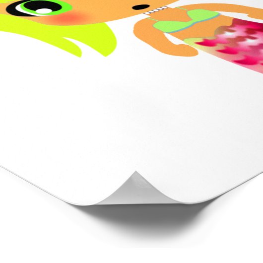 chibi magische zeemeermin 3 poster (Hoek)