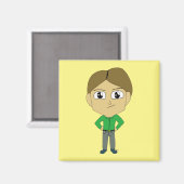 chibi magneet (Voorkant / Achterkant)