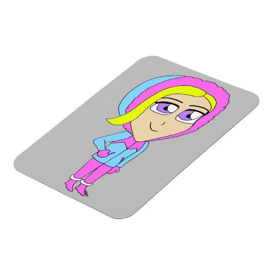 chibi magneet (Linkerzijde)
