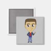 chibi magneet (Voorkant / Achterkant)