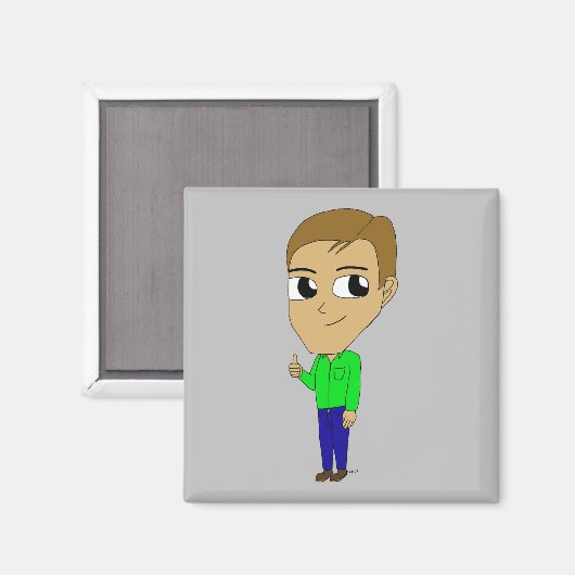 chibi magneet (Voorkant / Achterkant)