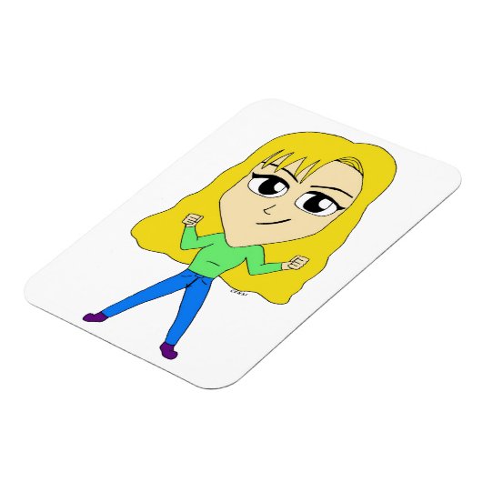 chibi magneet (Linkerzijde)