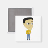 chibi magneet (Voorkant / Achterkant)