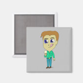 chibi magneet (Voorkant / Achterkant)