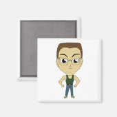 chibi magneet (Voorkant / Achterkant)