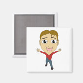 chibi magneet (Voorkant / Achterkant)