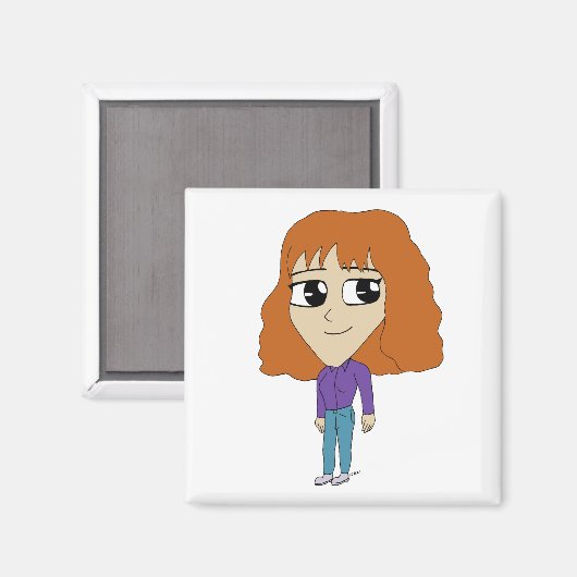 chibi magneet (Voorkant / Achterkant)