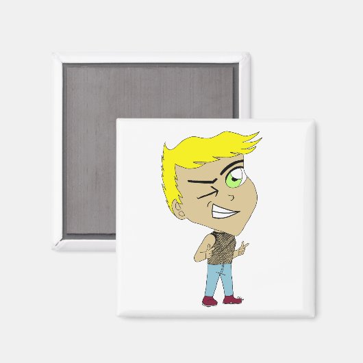 chibi magneet (Voorkant / Achterkant)