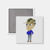chibi magneet (Voorkant / Achterkant)