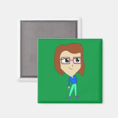 chibi magneet (Voorkant / Achterkant)