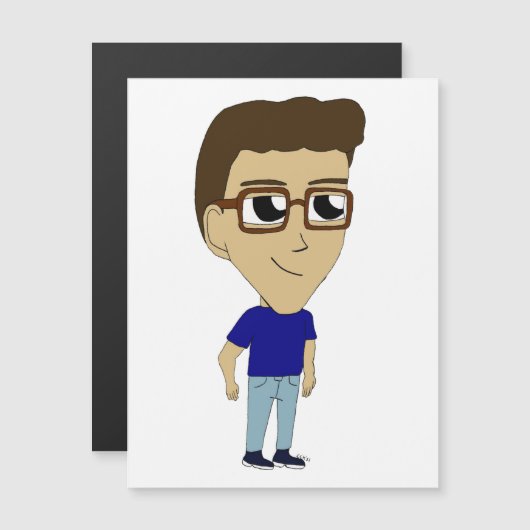 chibi magnet (Voorkant / Achterkant)